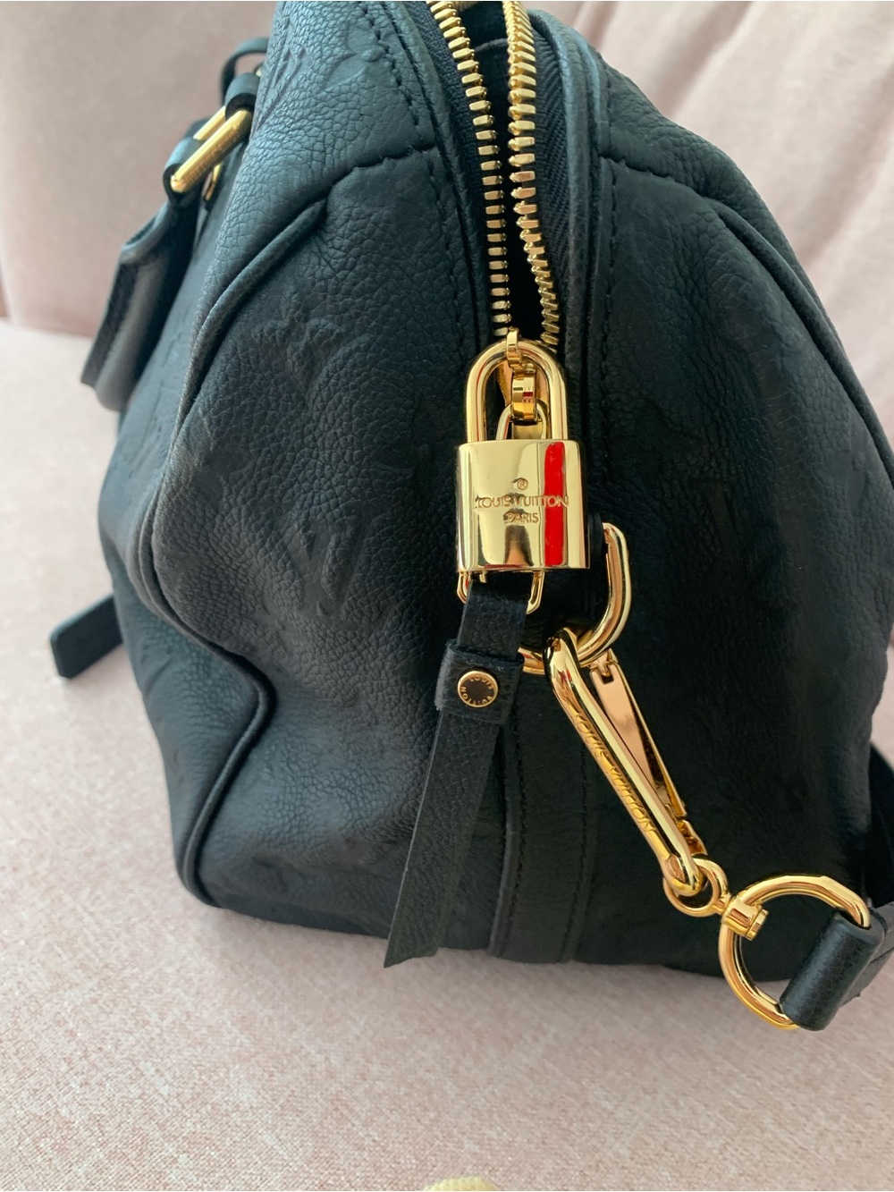 Louis Vuitton Black Monogram Speedy Empreinte- Never worn - Picture 2 of 8